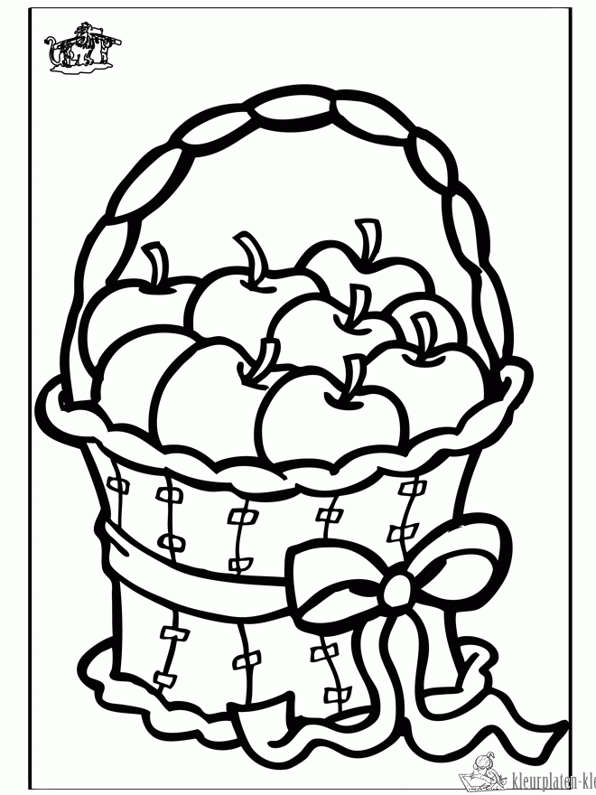 Fruit 19 kleurplaat