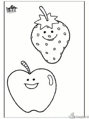 Fruit 24 kleurplaat