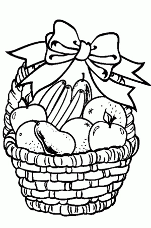 Fruit 7 kleurplaat