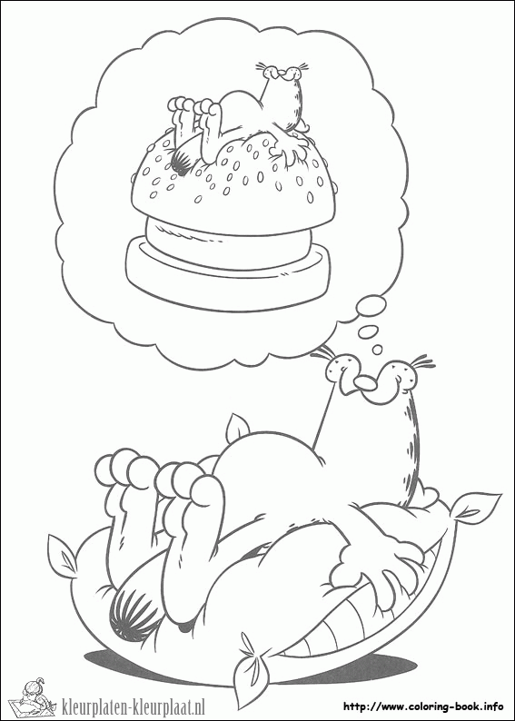 Garfield 39 kleurplaat