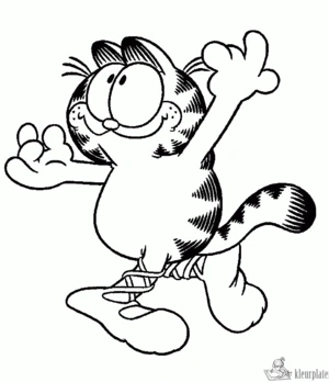 Garfield 42 kleurplaat