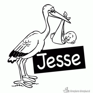 Geboorte 16 kleurplaat