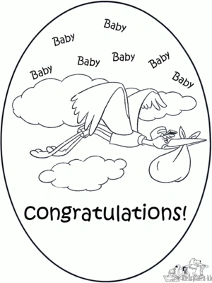 Geboorte 24 kleurplaat