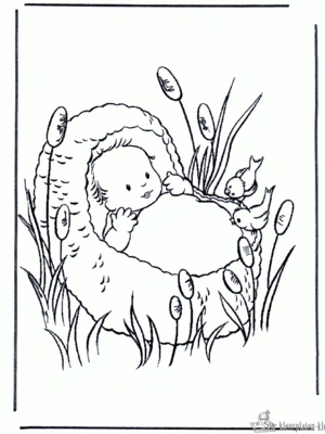 Geboorte 44 kleurplaat