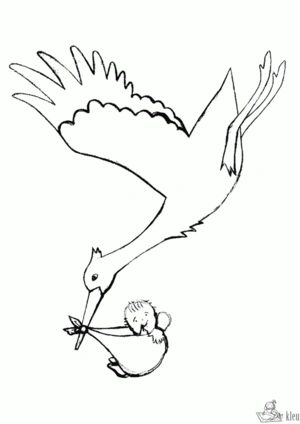 Geboorte 45 kleurplaat