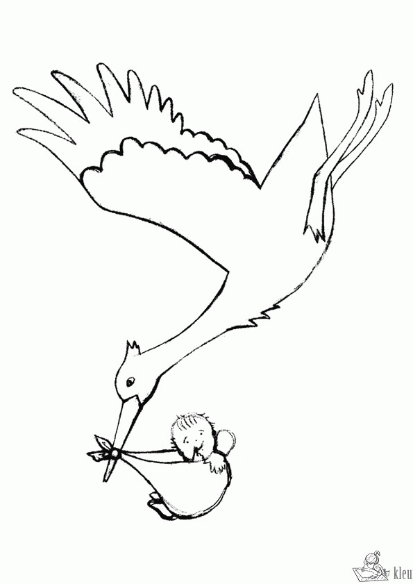 Geboorte 45 kleurplaat