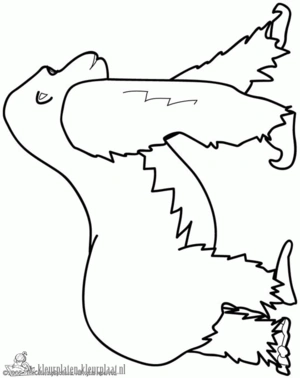 Gorilla 33 kleurplaat