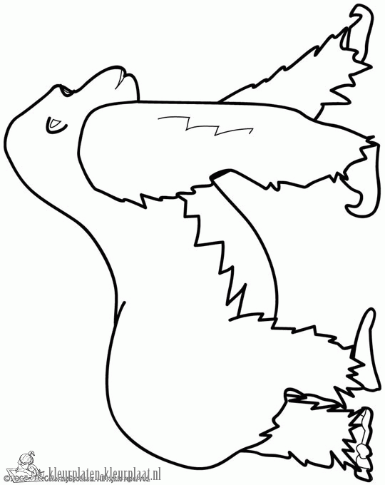 Gorilla 33 kleurplaat