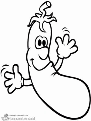 Groente 26 kleurplaat