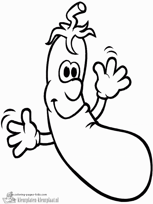 Groente 26 kleurplaat