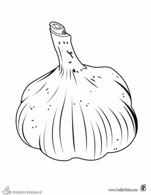 Groente 30 kleurplaat