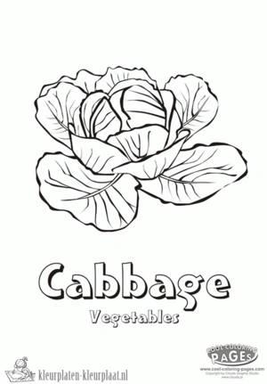 Groente 35 kleurplaat