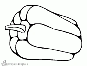 Groente 38 kleurplaat