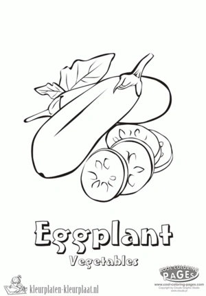 Groente 8 kleurplaat