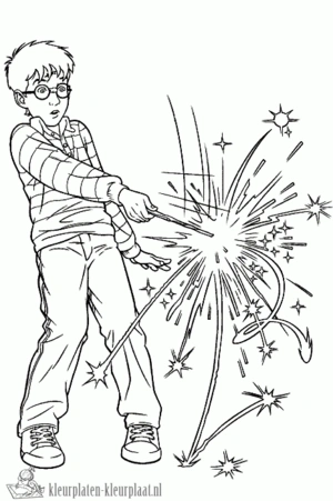 Harry potter 23 kleurplaat