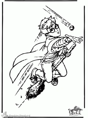 Harry potter 29 kleurplaat