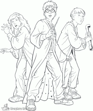 Harry potter 36 kleurplaat
