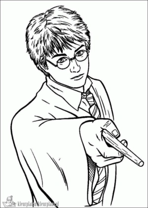 Harry potter 6 kleurplaat