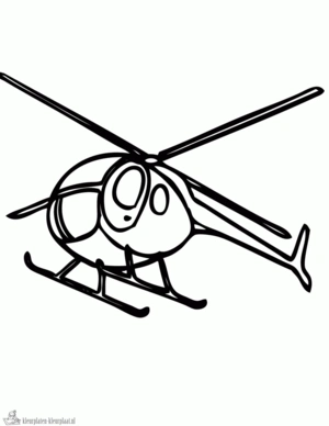 Helicopter 17 kleurplaat