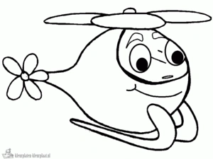 Helicopter 9 kleurplaat