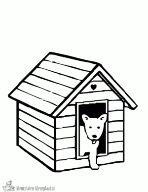 Huis 14 kleurplaat