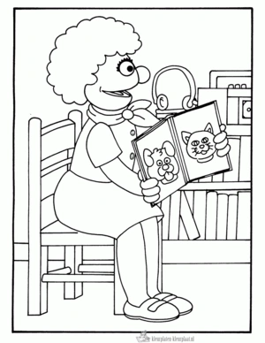 Juf 13 kleurplaat