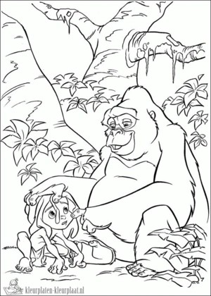 Jungle 6 kleurplaat