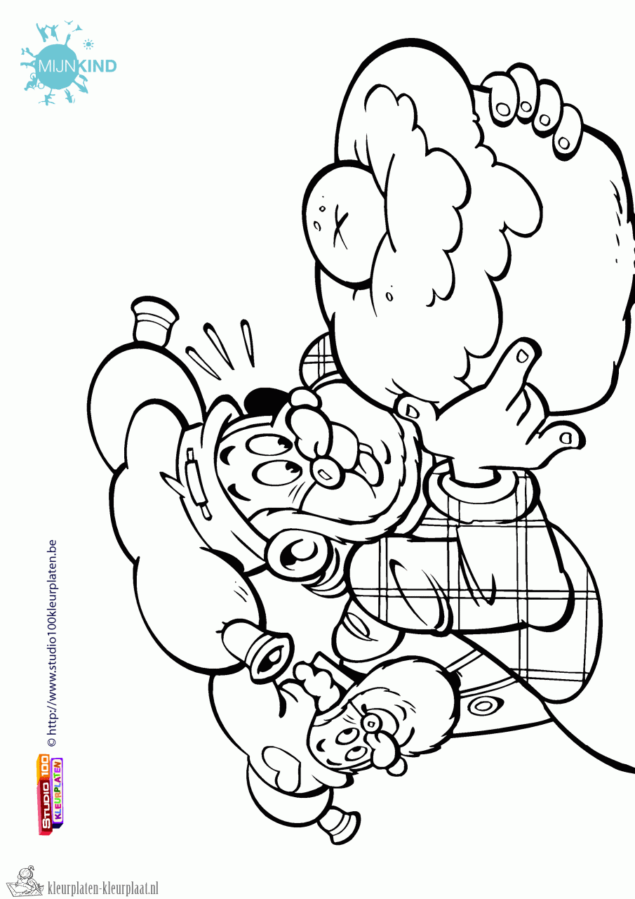 Kabouter plop 11 kleurplaat