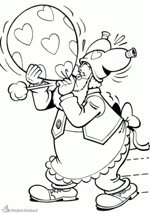 Kabouter plop 5 kleurplaat