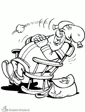 Kabouter plop 6 kleurplaat