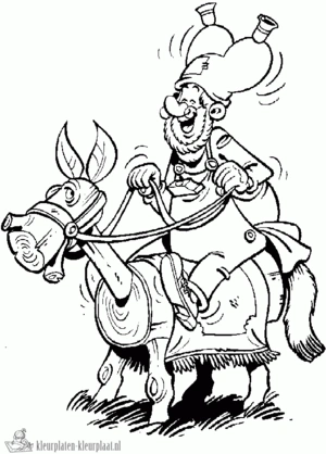 Kabouter plop 8 kleurplaat