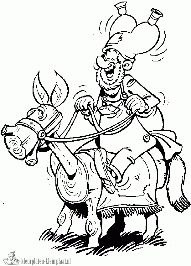 Kabouter plop 8 kleurplaat