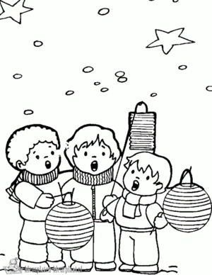 Kerstmis 17 kleurplaat