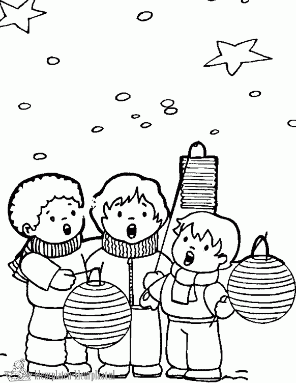 Kerstmis 17 kleurplaat