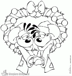 Kerstmis 18 kleurplaat