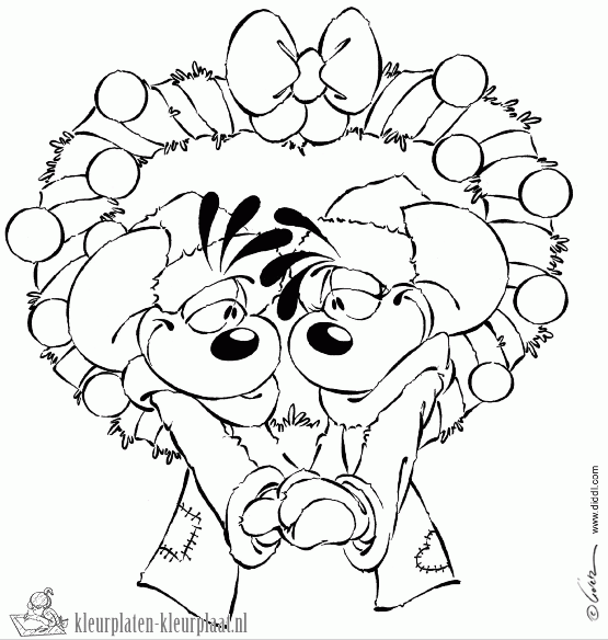 Kerstmis 18 kleurplaat