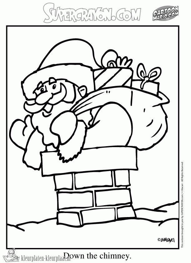 Kerstmis 34 kleurplaat