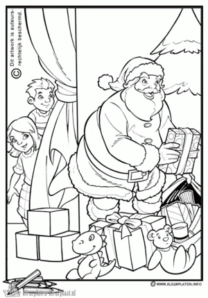 Kerstmis 51 kleurplaat