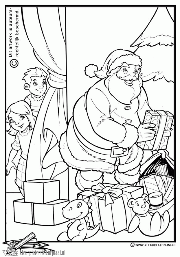 Kerstmis 51 kleurplaat