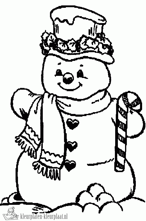 Kerststal 7 kleurplaat