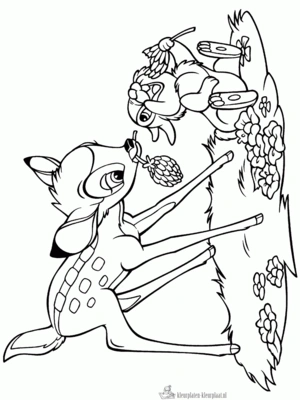 Konijn 14 kleurplaat