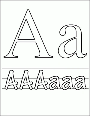 Letters 11 kleurplaat