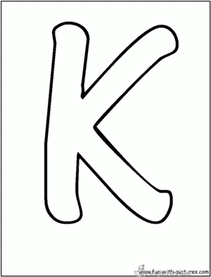 Letters 2 kleurplaat