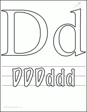 Letters 29 kleurplaat