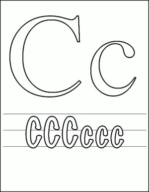 Letters 30 kleurplaat