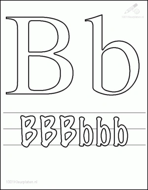 Letters 39 kleurplaat