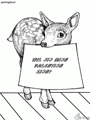 Liefde 15 kleurplaat