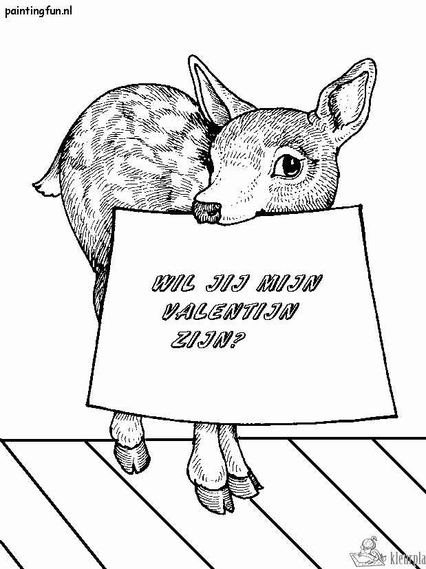 Liefde 15 kleurplaat