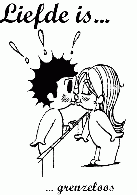 Liefde 19 kleurplaat