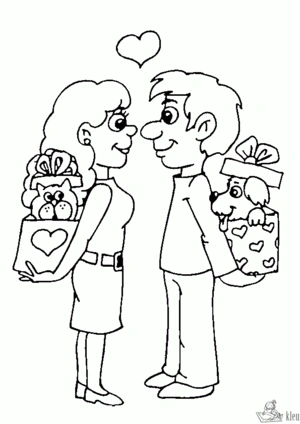 Liefde 29 kleurplaat